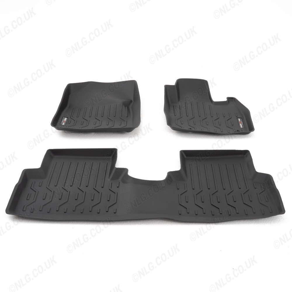 Ensemble de tapis de sol 3D Ultra-Tray pour Hyundai Santa-Fe 2020