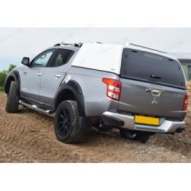 Toit rigide Fiat Fullback Pro//Top Tradesman - Porte arrière en verre et W32 blanc