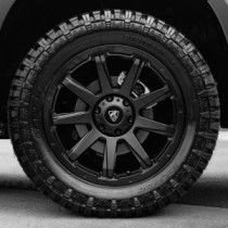 Jante en alliage Fiat Fullback 18" Predator Hurricane - Noir mat