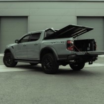 Ford Raptor 2023 - Couvercle relevable en aluminium noir ProTop