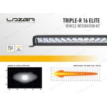 Ford Raptor 2023 - Kit d'intégration de calandre Lazer LED Triple-R 16 Elite