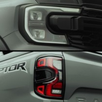 Ford Raptor 2023 - Garnitures de garnitures lumineuses - Ensemble complet en option noir brillant ou noir mat