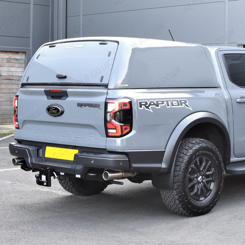 Ford Raptor 2023 - Toit rigide ProTop Tradesman avec porte arrière en FRP et verrouillage centralisé en différentes couleurs