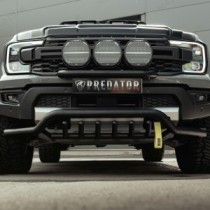 Ford Raptor 2023- Barre de spoiler noire de 70 mm avec barres d'essieu