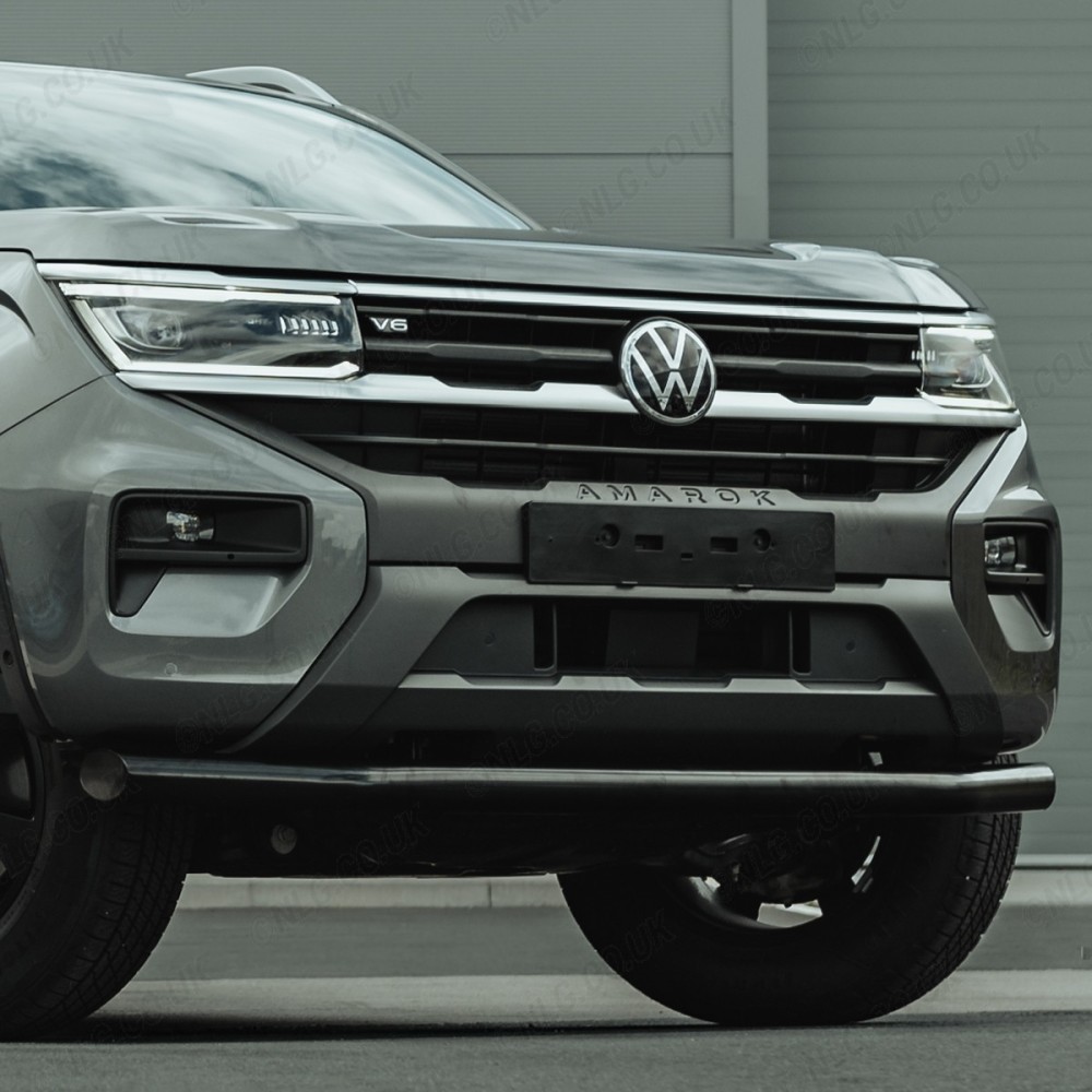 VW Amarok 2023- Barre de spoiler City noire 76 mm / barre avant