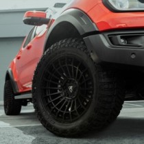 Jante en alliage emblématique Predator de 20 po pour Ford Raptor 2023 - Noir mat