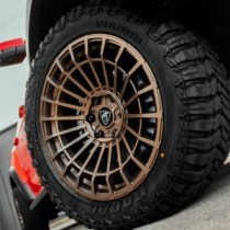 Jante en alliage emblématique Predator de 20 po pour Ford Raptor 2023 - Bronze