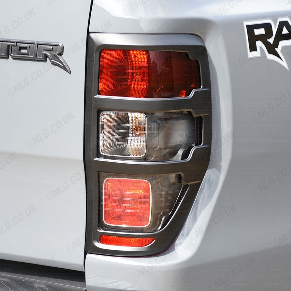 Couvre-feux arrière noir mat pour Ford Raptor 2019-2022