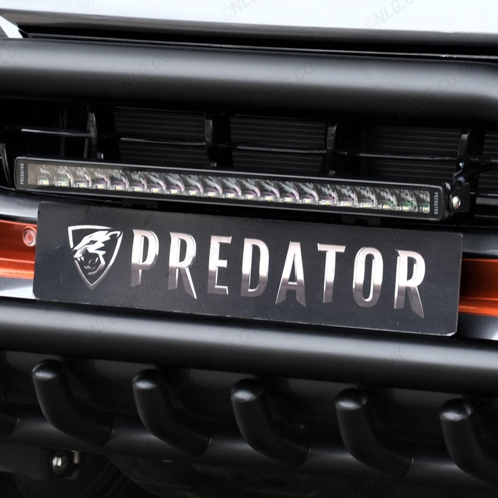 Kit d'intégration d'éclairage LED pour plaque d'immatriculation avant Predator pour VW Amarok