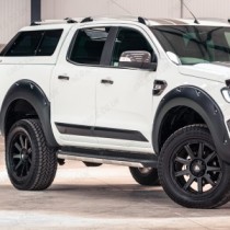 Garniture latérale de porte inférieure noire mate pour Ford Raptor 2019-2022