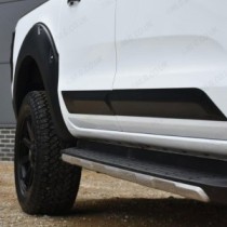 Garniture latérale de porte inférieure noire mate pour Ford Raptor 2019-2022