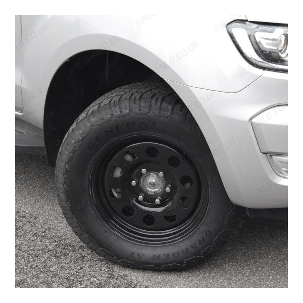 Jantes en acier modulaires noires Ford Ranger 17"