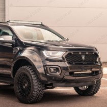 Barre lumineuse à DEL à double rangée montée sur le toit du Ford Ranger 2019 et du Predator Vision