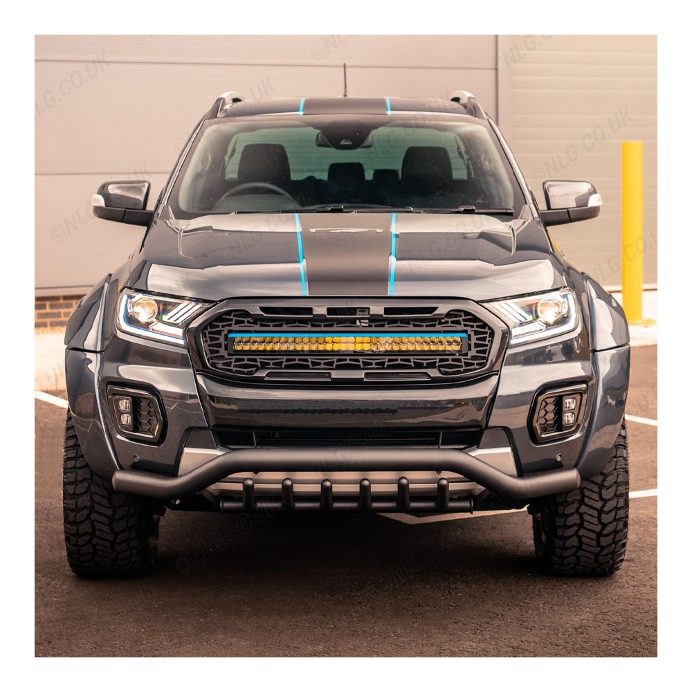 Kit d'intégration de calandre sans cadre à double rangée de 30 pouces pour Ford Ranger 2019 sur Predator Vision - Noir