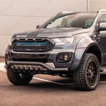 Kit d'intégration de calandre sans cadre à double rangée de 30 pouces pour Ford Ranger 2019 sur Predator Vision - Noir