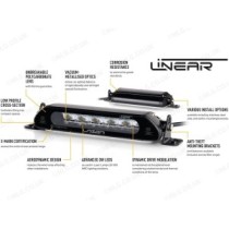 Barre lumineuse de toit à LED linéaire 36 Lazer Lamps pour Ford Ranger