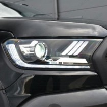 Phares HID de style Mustang Predator Vision pour Ford Ranger 2016-2022, spécifications élevées