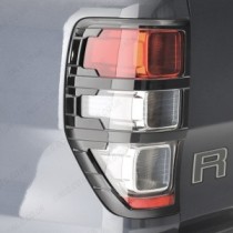 Couvre-feux arrière noir brillant pour Ford Ranger 2012-2022