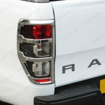 Couvre-feux arrière chromés pour Ford Ranger 2019-2022