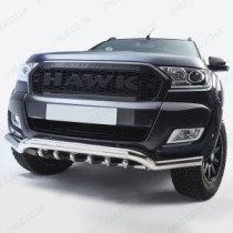 Ford Ranger 2019 sur calandre de style Raptor avec logo Hawk (modèle Wildtrak uniquement)