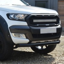 Barre de spoiler noire City de 76 mm pour Ford Ranger 2019-2022