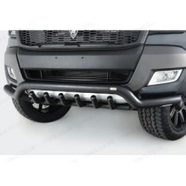 Barre de spoiler noire de 70 mm avec barres d'essieu pour Ford Ranger 2012-2022