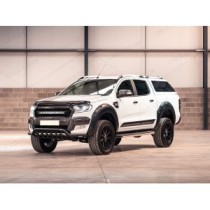 Barre de spoiler noire de 70 mm avec barres d'essieu pour Ford Ranger 2012-2022