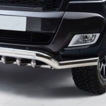 Barre de spoiler en acier inoxydable de 70 mm pour Ford Ranger 2019-2022 avec barres d'essieu