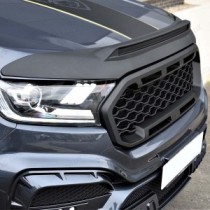 Ford Ranger 2016-2022 Capot blindé en noir mat