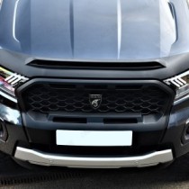 Ford Ranger 2016-2022 Capot blindé en noir mat