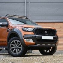 Calandre en maille de style Raptor Predator pour Ford Ranger 2016-19 en gris Wildtrak