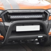 Barres de toit noires de 90 mm pour Ford Ranger 2016-2019 avec barres d'essieu