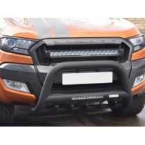 Barres d'essieu noires de 90 mm pour Ford Ranger 2016-2019 avec feux à LED