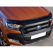 Ford Ranger Facelift 2016-2019 Protection de capot fumée foncée