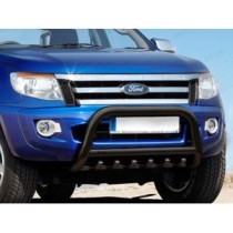 Barres de toit noires de 70 mm pour Ford Ranger 2012-2016 avec barres d'essieu