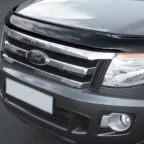 Protection de capot fumée foncée pour Ford Ranger T6 2012-2016