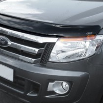 Protection de capot fumée foncée pour Ford Ranger T6 2012-2016