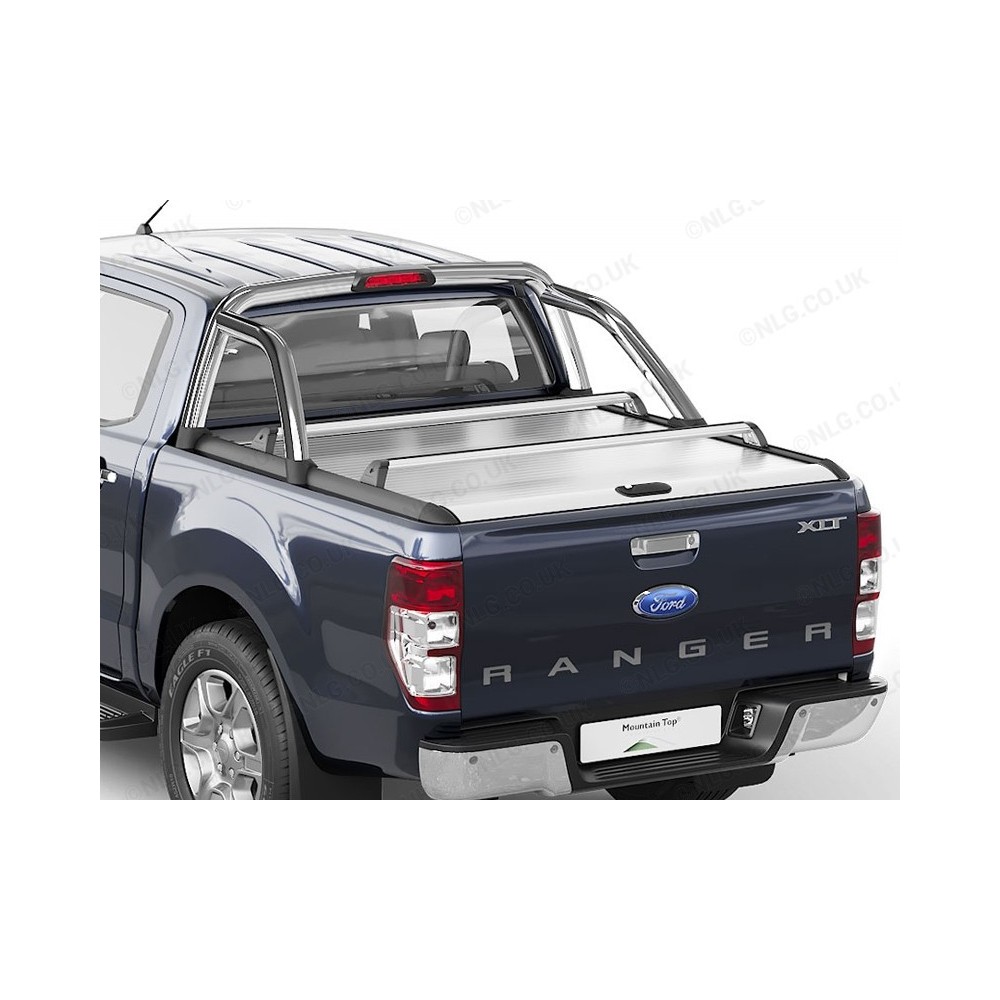 Ford Ranger Super Cab Mountain Top Roll - Volet roulant argenté