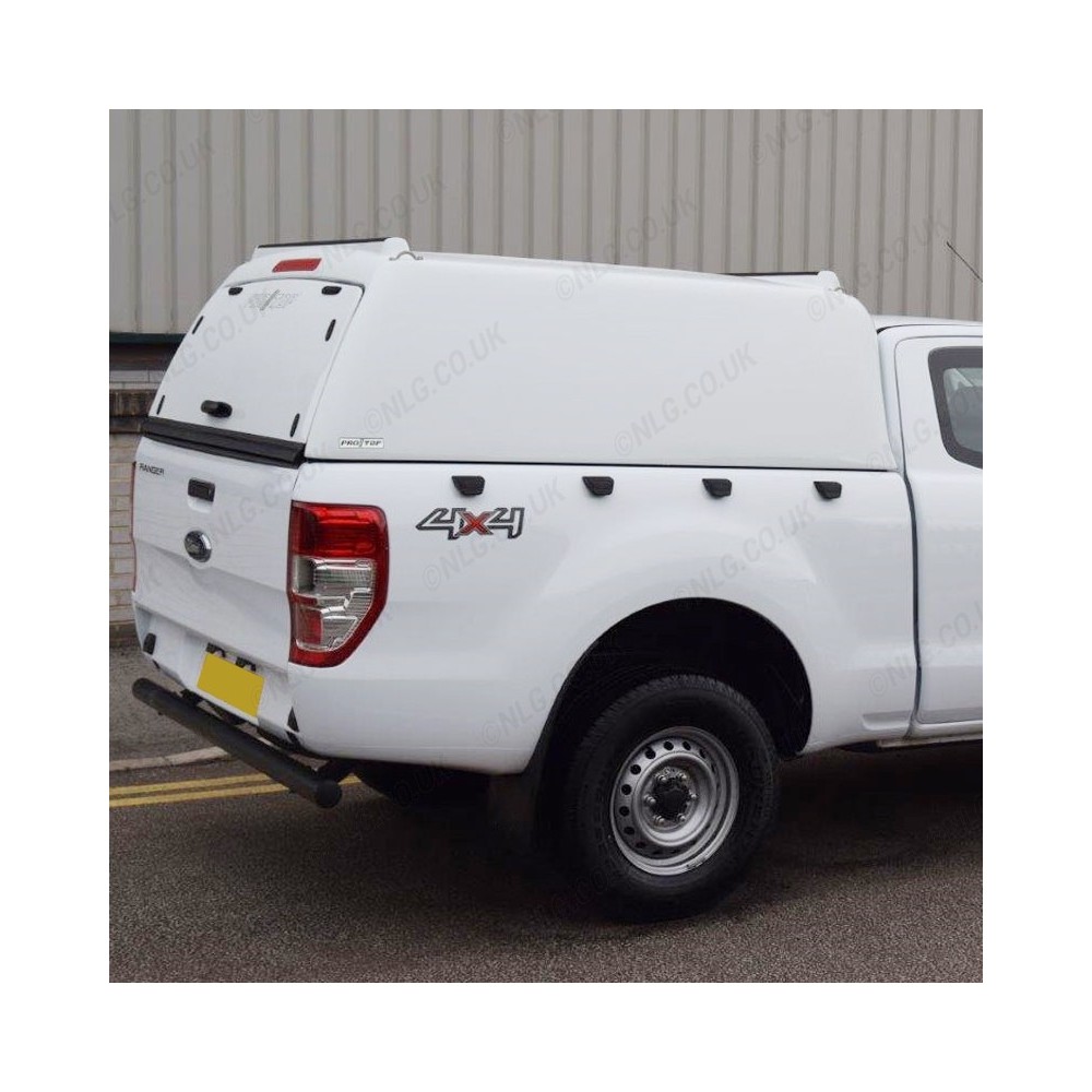 Auvent ProTop Tradesman pour Ford Ranger Super Cab 2012-2022 - Blanc