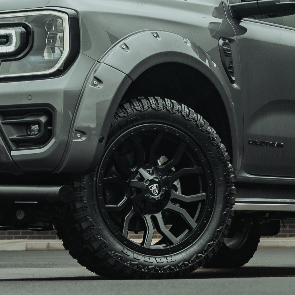 Ford Ranger 2023- Passages de roue Predator Sport en différentes couleurs – Rivets en acier inoxydable