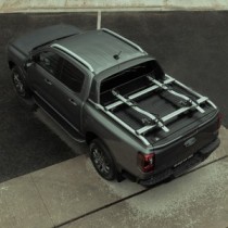 Ford Ranger 2023 - Barres transversales à enroulement - Aero Wing Silver