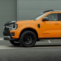 Barre lumineuse de toit double à DEL incurvée fumée de 40 po pour Ford Ranger 2023- Predator