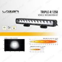 Ford Ranger Wildtrak 2023 - Kit d'intégration de calandre Triple-R 1250 avec lampes Lazer