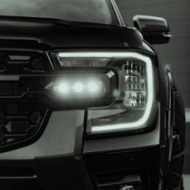 Ford Ranger 2023 - Calandre Predator Eagle Eye - Noir brillant - Double feux de jour