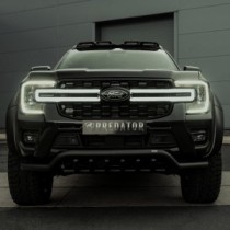 Ford Ranger 2023 - Intégration de la calandre à LED Predator Night Hawk avec contour à LED - Noir mat ou brillant