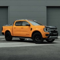 Ford Ranger 2023- Barre de spoiler City noire de 76 mm / barre avant