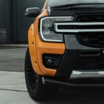 Ford Ranger 2023- Barre de spoiler City noire de 76 mm / barre avant