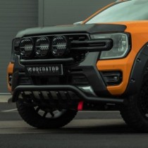 Ford Ranger 2023- Barre de spoiler noire de 70 mm avec barres d'essieu