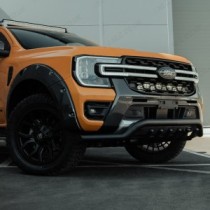 Ford Ranger 2023- Barre de spoiler noire de 70 mm avec barres d'essieu