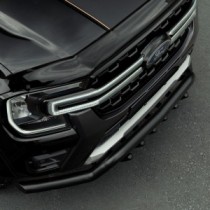 Ford Ranger 2023- Barre de spoiler noire de 70 mm avec barres d'essieu